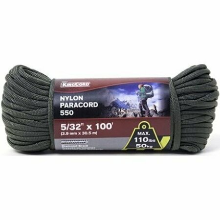 MIBRO GROUP 448591BG PARACORD NYLON 550 5/32 IN X 100FT OLGR 448591